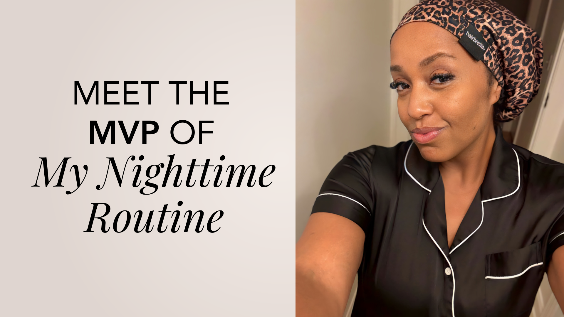 Meet the MVP of My Nighttime Routine 🌙 Scarf + bonnet in one: satin edges, no slip, and all-night protection.