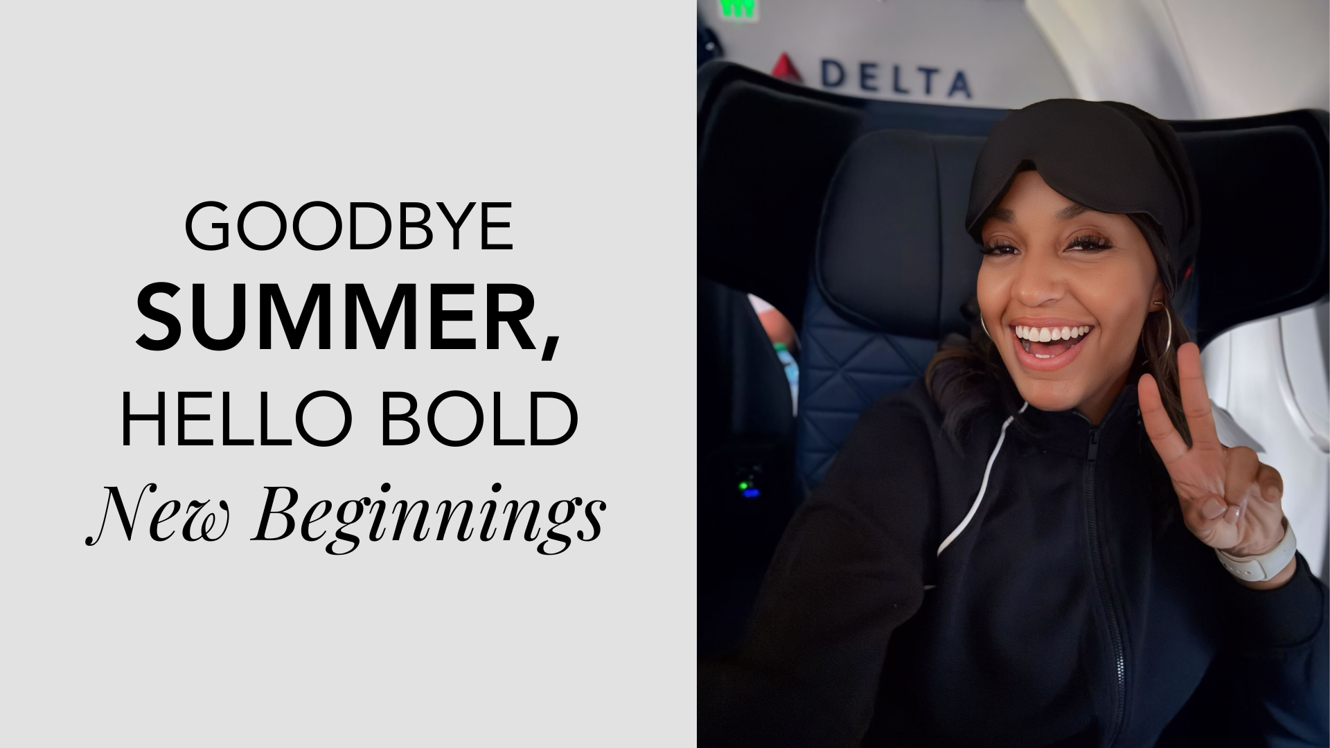 🍂 Goodbye Summer, Hello Bold New Beginnings ✈️ Writing this 30,000 ft. in the air—big things ahead + up to 70% off inside!