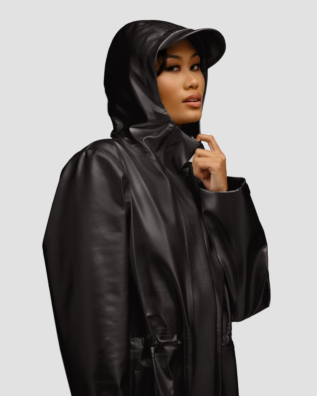 Hairbrella Satin-Lined, Waterproof Rain Jacket