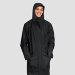 Hairbrella Satin-Lined, Waterproof, Men Long Rain Jacket