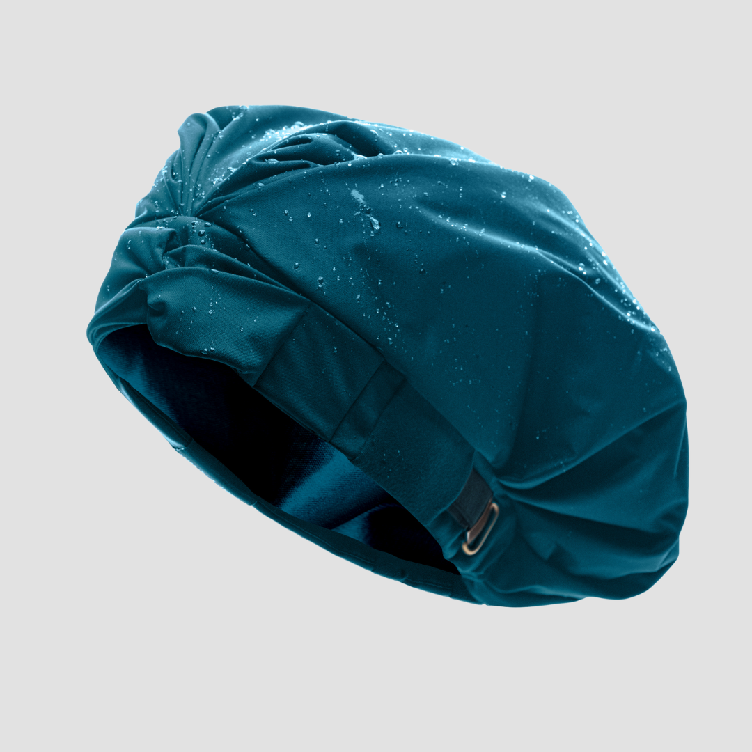 Hairbrella Satin-Lined Waterproof, Adjustable Shower Cap