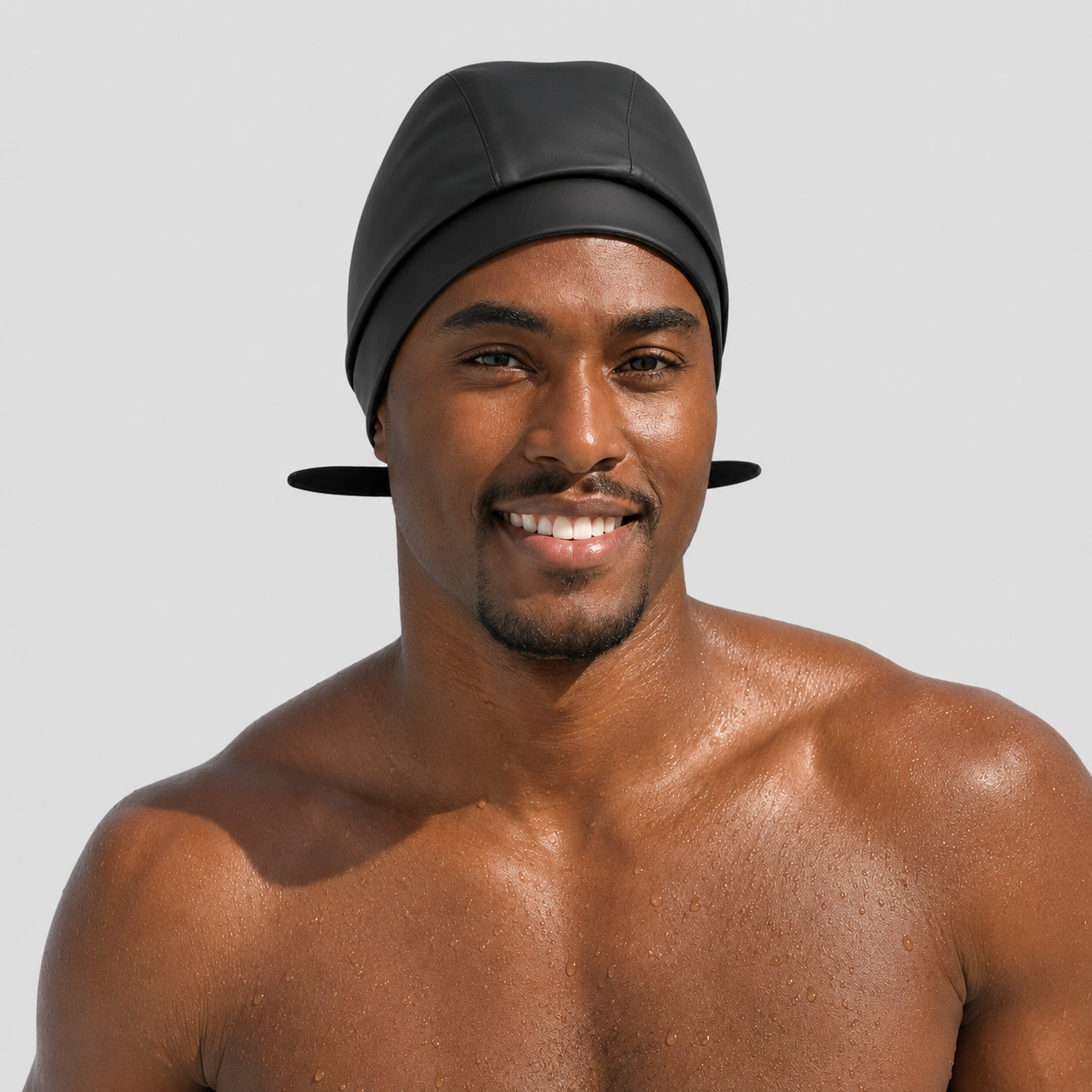 Hairbrella Satin-Lined Waterproof, Adjustable Unisex Swim Cap