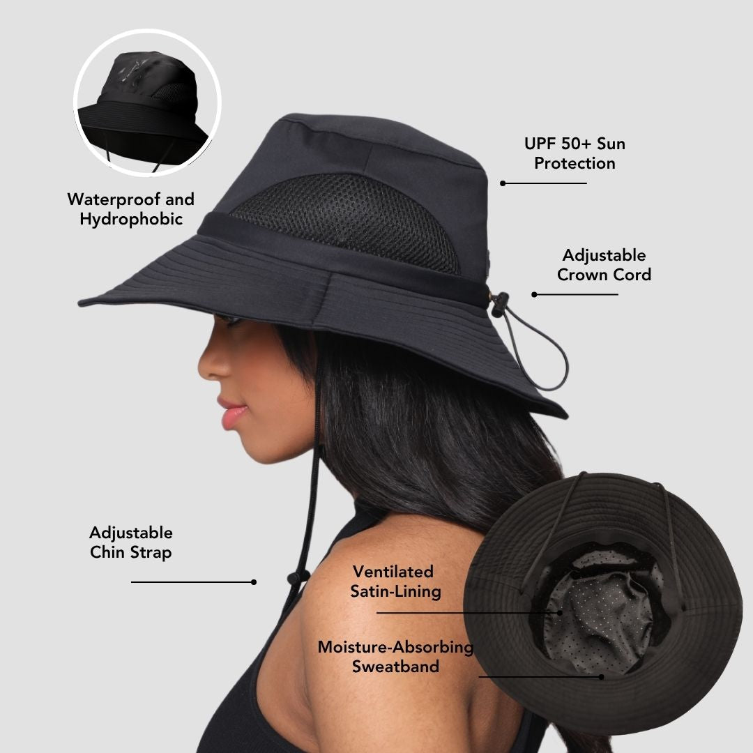 Satin-Lined, Waterproof Sun Hat