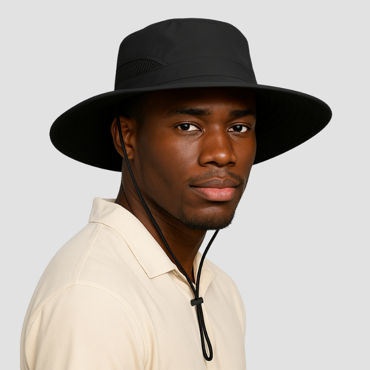 Satin-Lined, Waterproof Men's Sun Hat