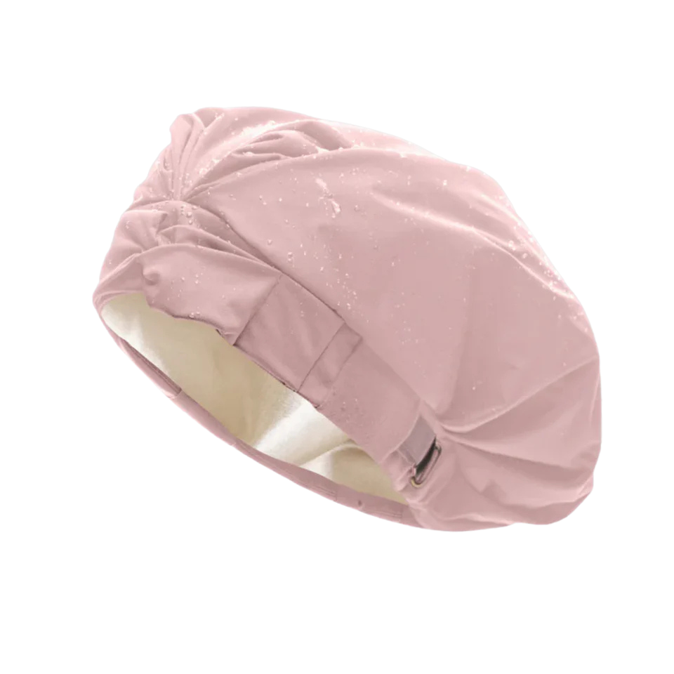 Hairbrella Satin-Lined Waterproof, Adjustable Shower Cap