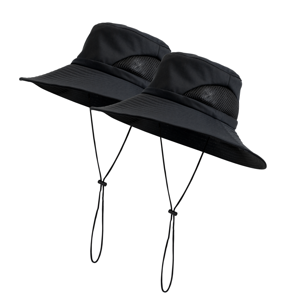 Satin-Lined, Waterproof Sun Hat, Bundle Set (2)
